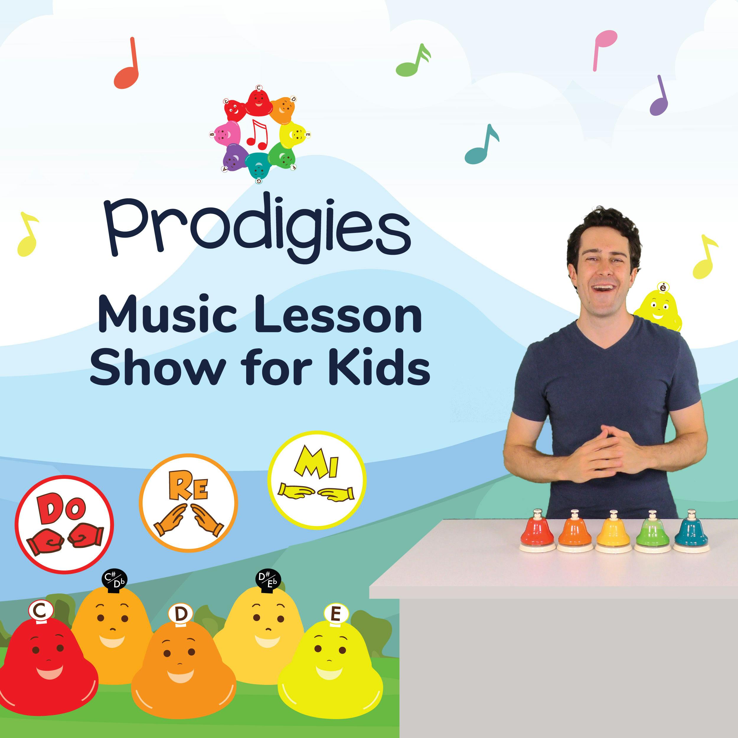 Prodigies Music Lesson Show For Kids - 03 - Do Mi Sol Arpeggios W/ Mr ...